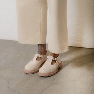 Small Lot Co. canvas lugsole Mary Janes, size 6